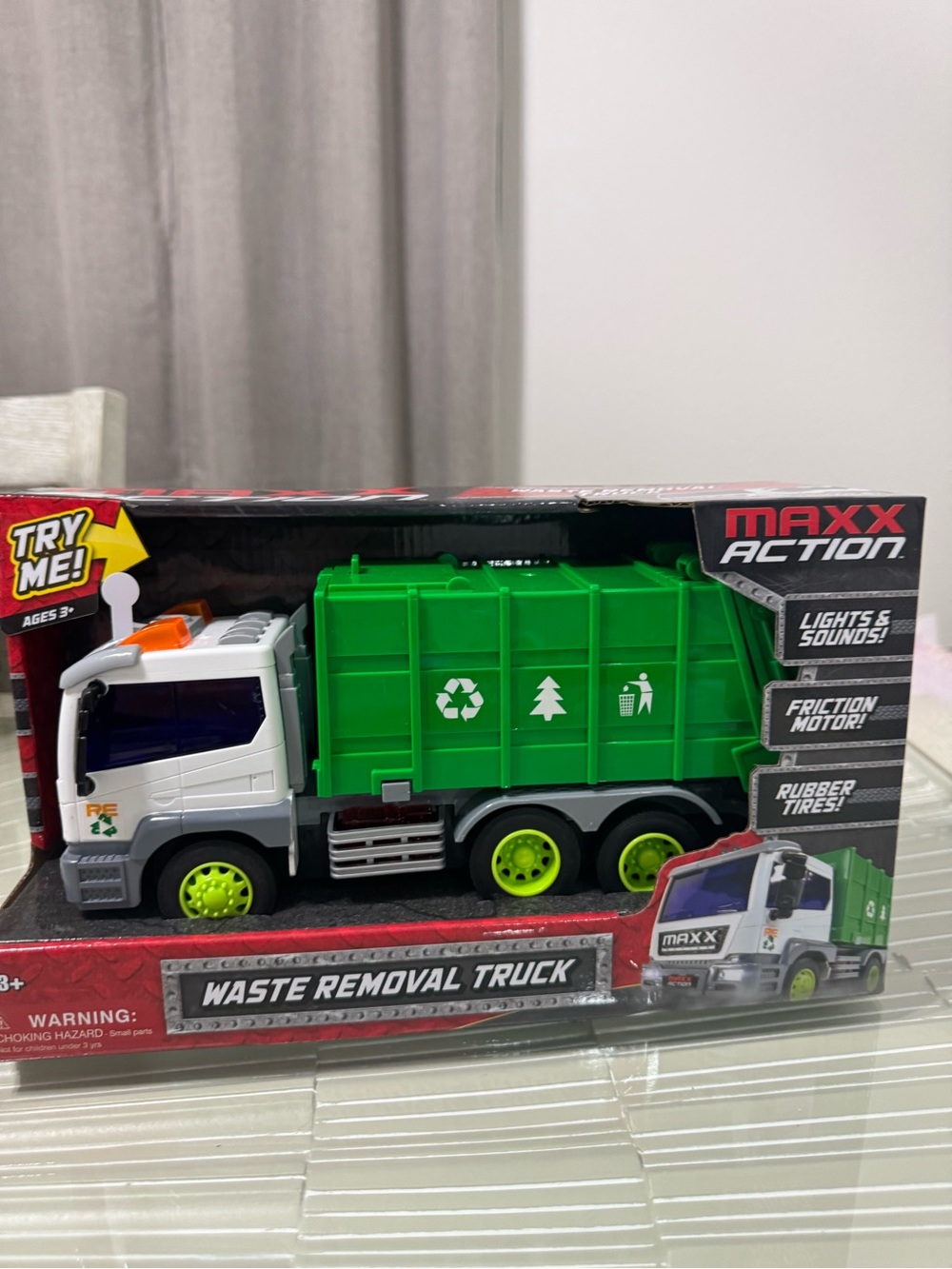 Green Waste Removal Truck Toy - Kids Toys